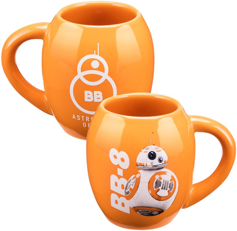 Star Wars The Force Awakens 18-ounce Oval Ceramic Mug - BB-8