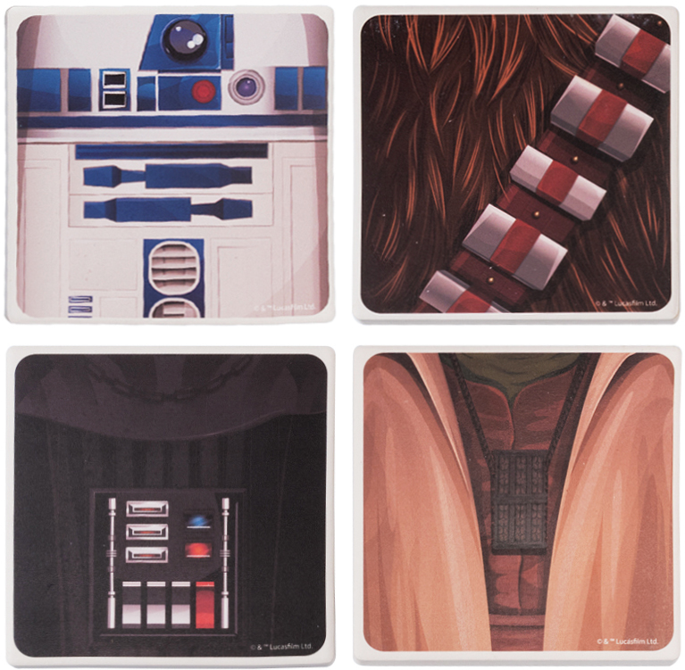 Star Wars Ceramic Coaster Set Of 4