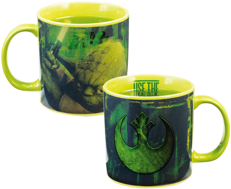 Star Wars 20-ounce Heat Reactive Ceramic Mug - Yoda