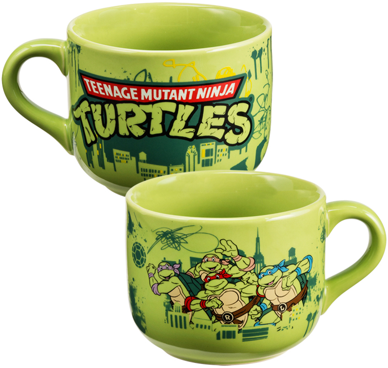 Teenage Mutant Ninja Turtles 20-ounce Ceramic Soup Mug - Characters