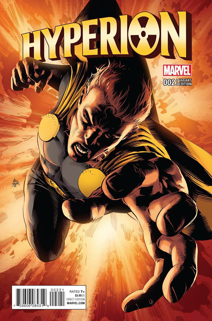 Hyperion #2 Cover B Incentive Mike Deodato Jr Variant Cover