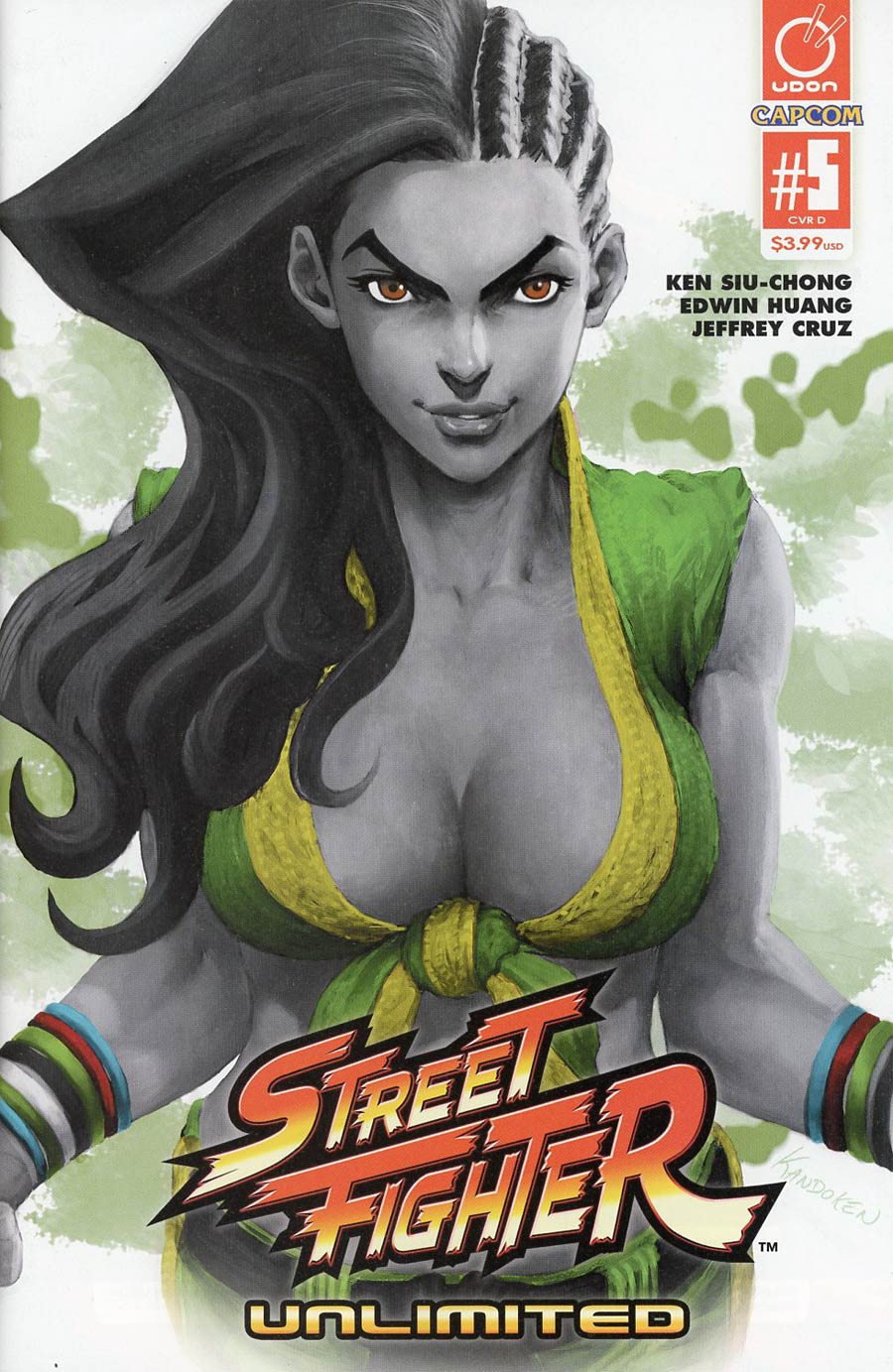 Street Fighter Unlimited #5 Cover D Incentive Kandoken Street Fighter V Game Variant Cover