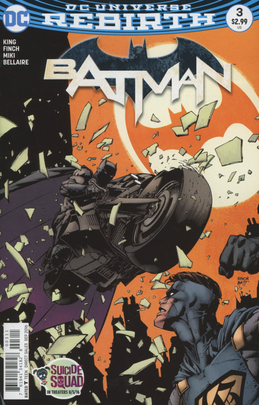 Batman Vol 3 #3 Cover A Regular David Finch Cover