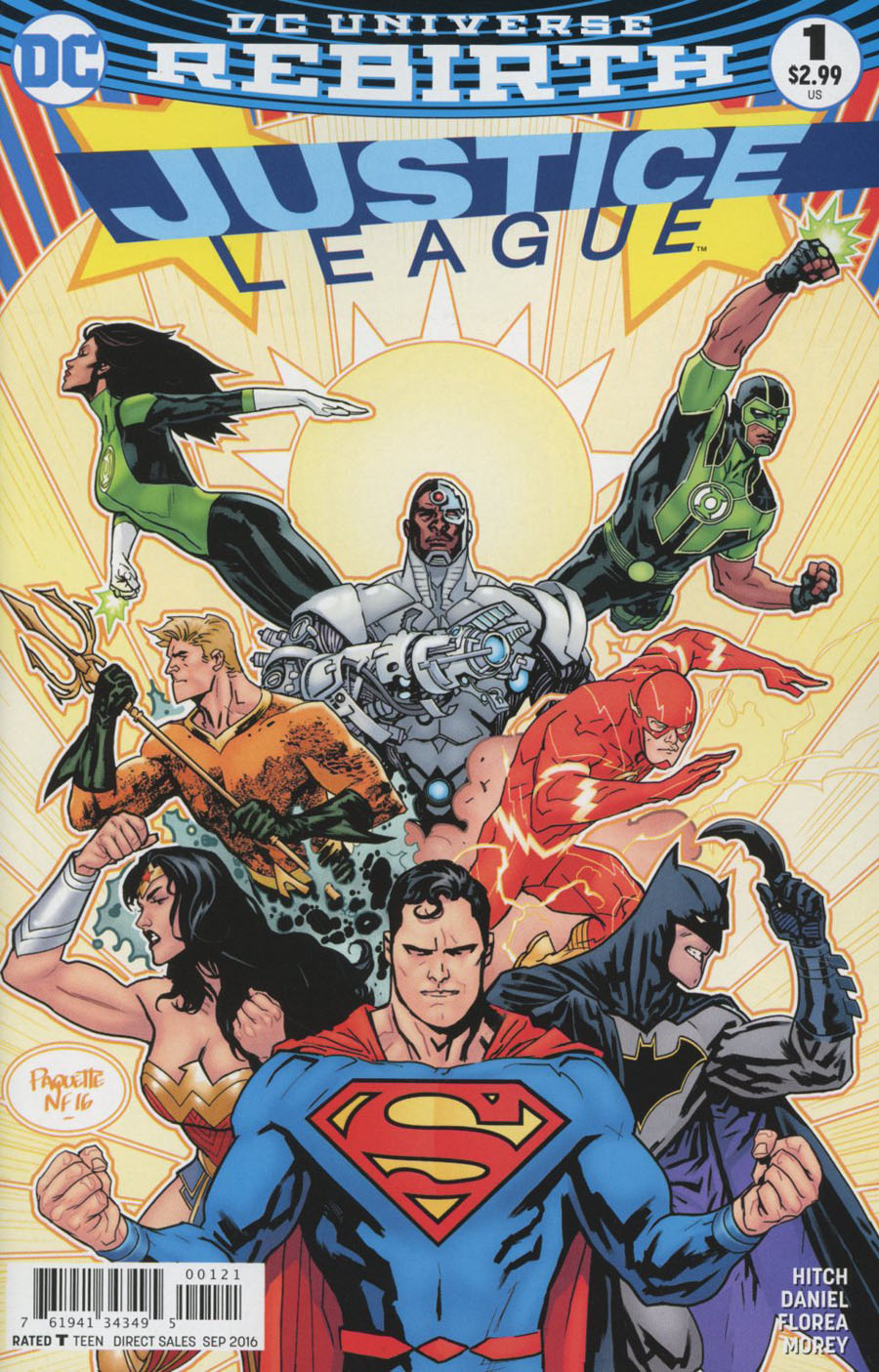 Justice League Vol 3 #1 Cover D Variant Yanick Paquette Cover