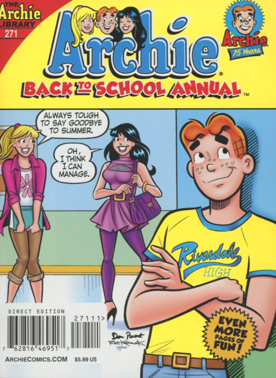 Archie Back To School Annual Digest #271