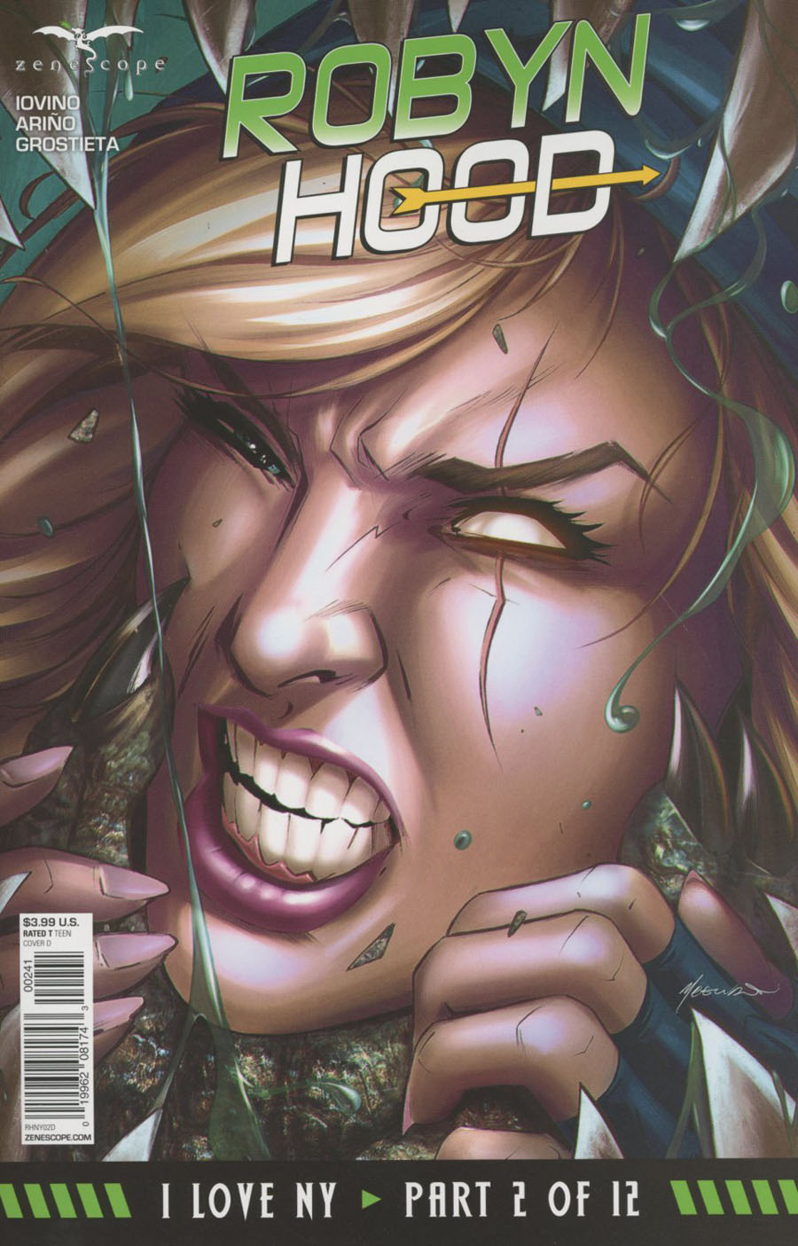 Grimm Fairy Tales Presents Robyn Hood I Love NY #2 Cover D David Lorenzo Riveiro