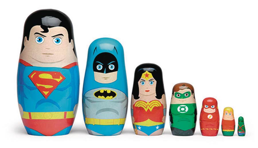 DC Comics Nesting Dolls Set - Justice League Classic