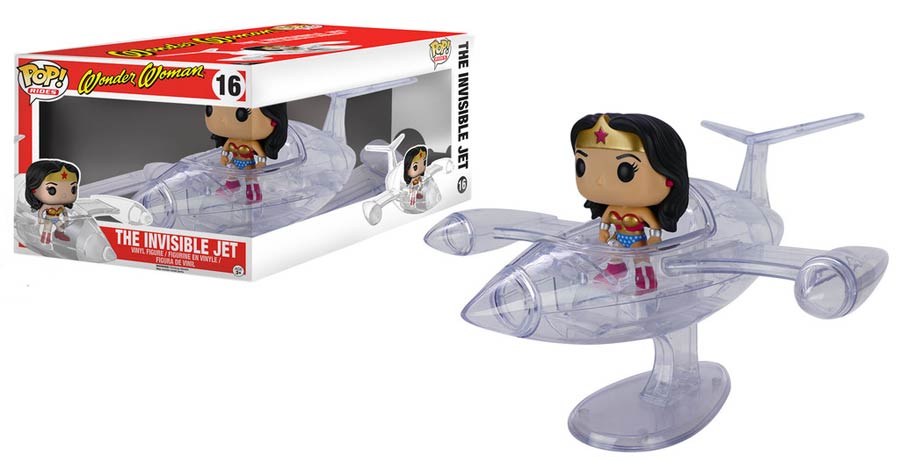 POP Rides 16 DC Comics Wonder Woman Invisible Jet Vinyl Figure