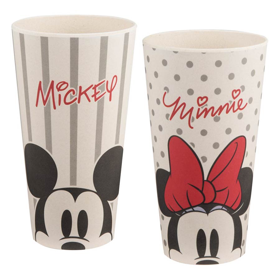 Disney Mickey & Minnie 24-Ounce Bamboo Tumbler 2-Pack