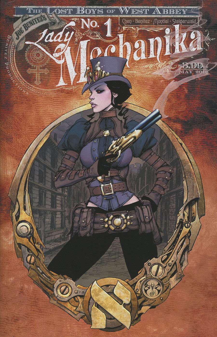 Lady Mechanika Lost Boys Of West Abbey #1 Cover A Regular Joe Benitez & Peter Steigerwald Cover