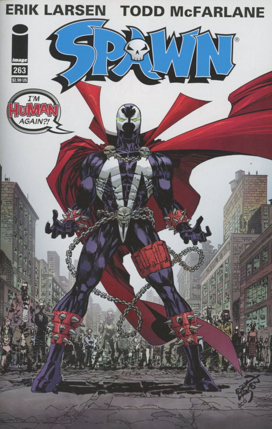 Spawn #263 Cover A Erik Larsen Color