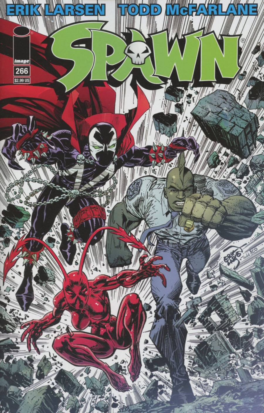 Spawn #266 Cover A Erik Larsen Color