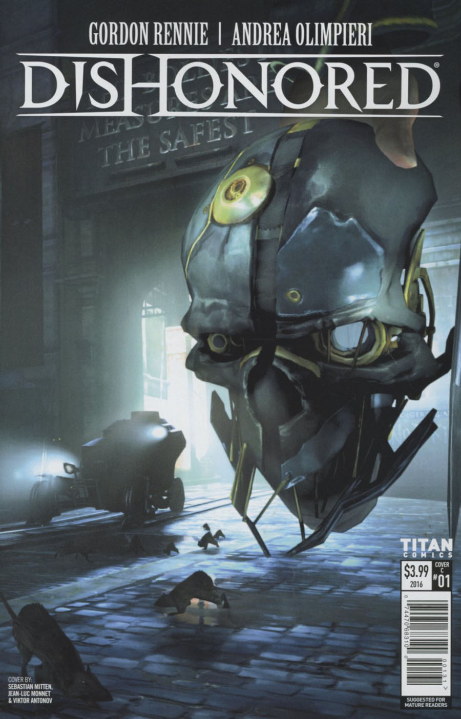 Dishonored #1 Cover C Variant Game Cover