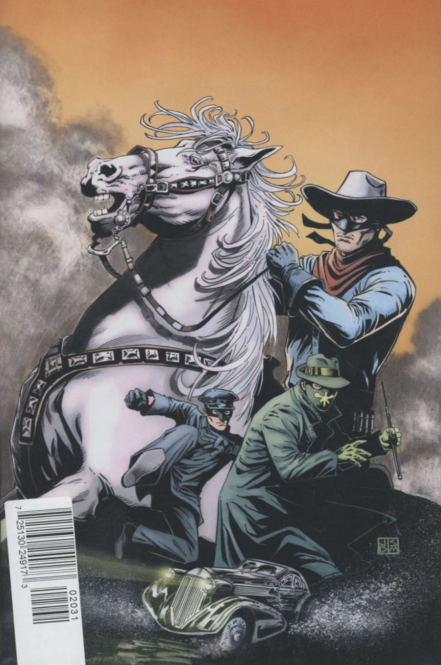 Lone Ranger Green Hornet #2 Cover C Rare Jan Duursema Virgin Art Cover