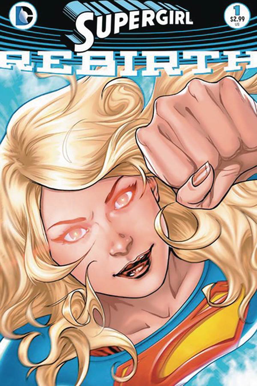 Supergirl Rebirth #1 Cover C DF Signed By Steve Orlando