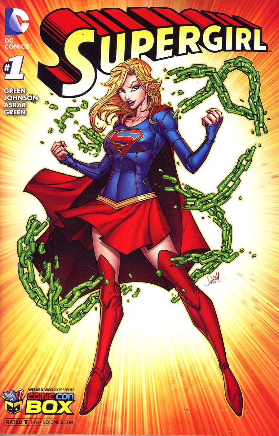 Supergirl Vol 6 #1 Cover C Comic Con Box Exclusive Jonboy Meyers Variant Cover