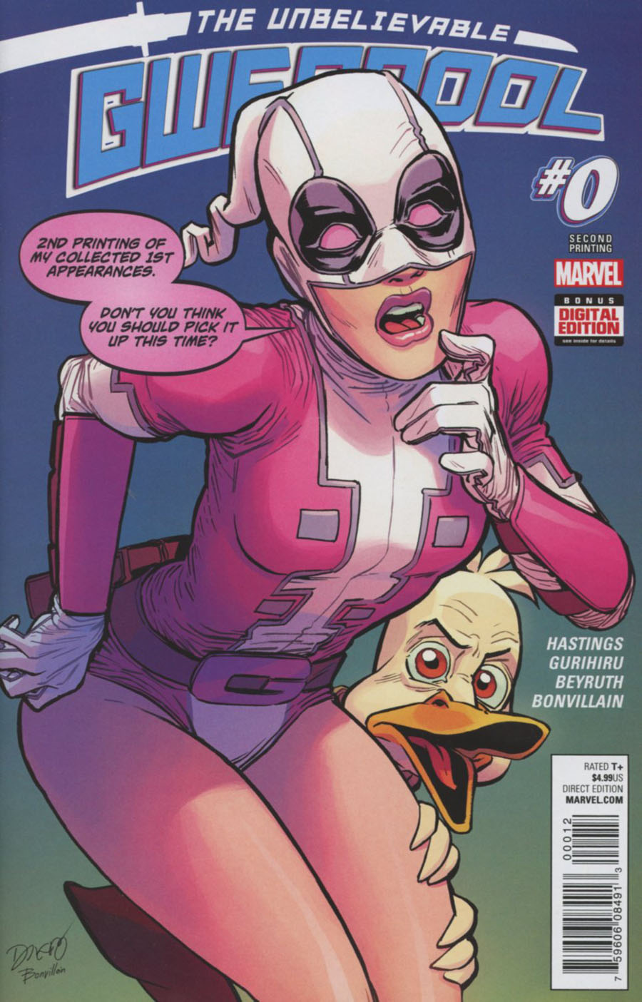 Gwenpool #0 Cover C 2nd Ptg Danilo Beyruth Variant Cover