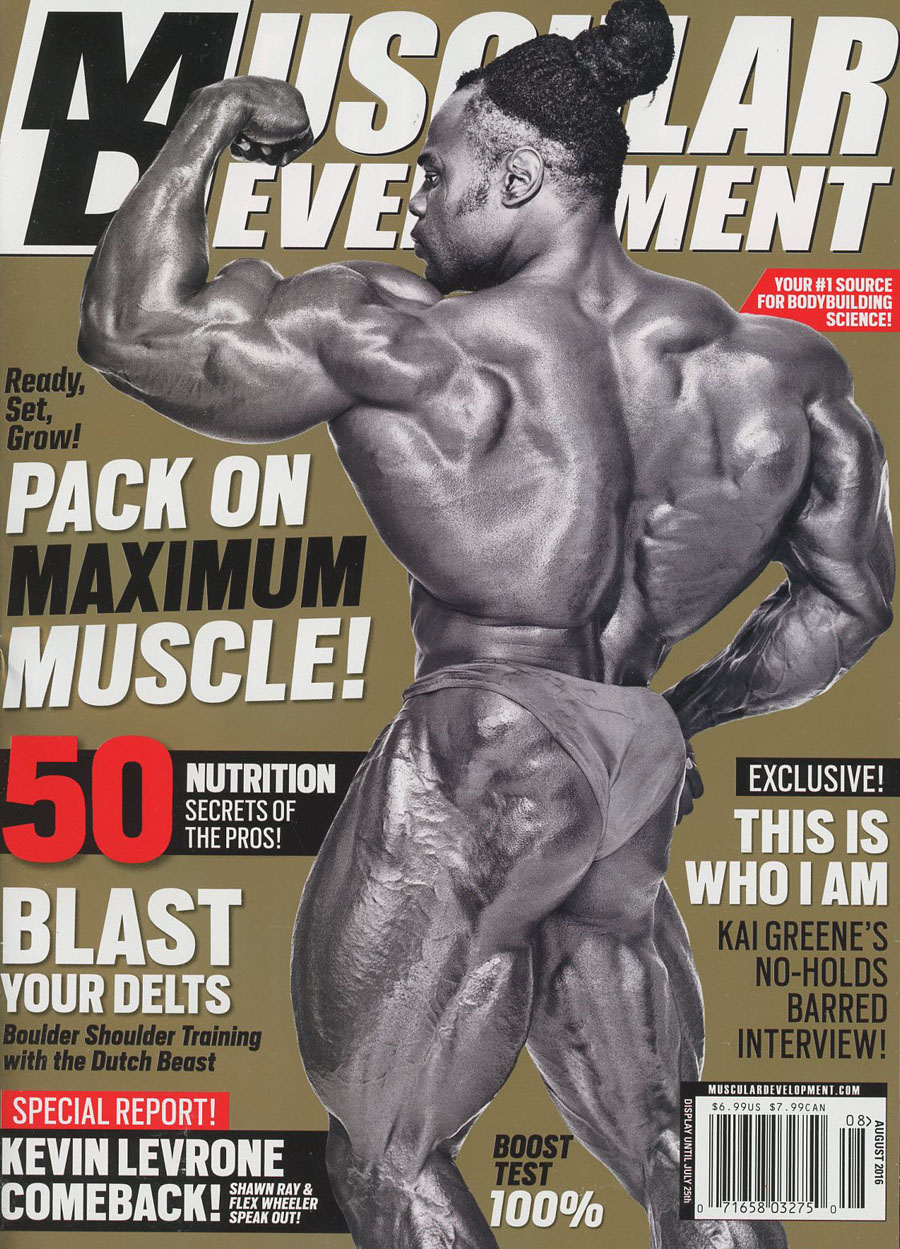 Muscular Development Magazine Vol 53 #8 August 2016