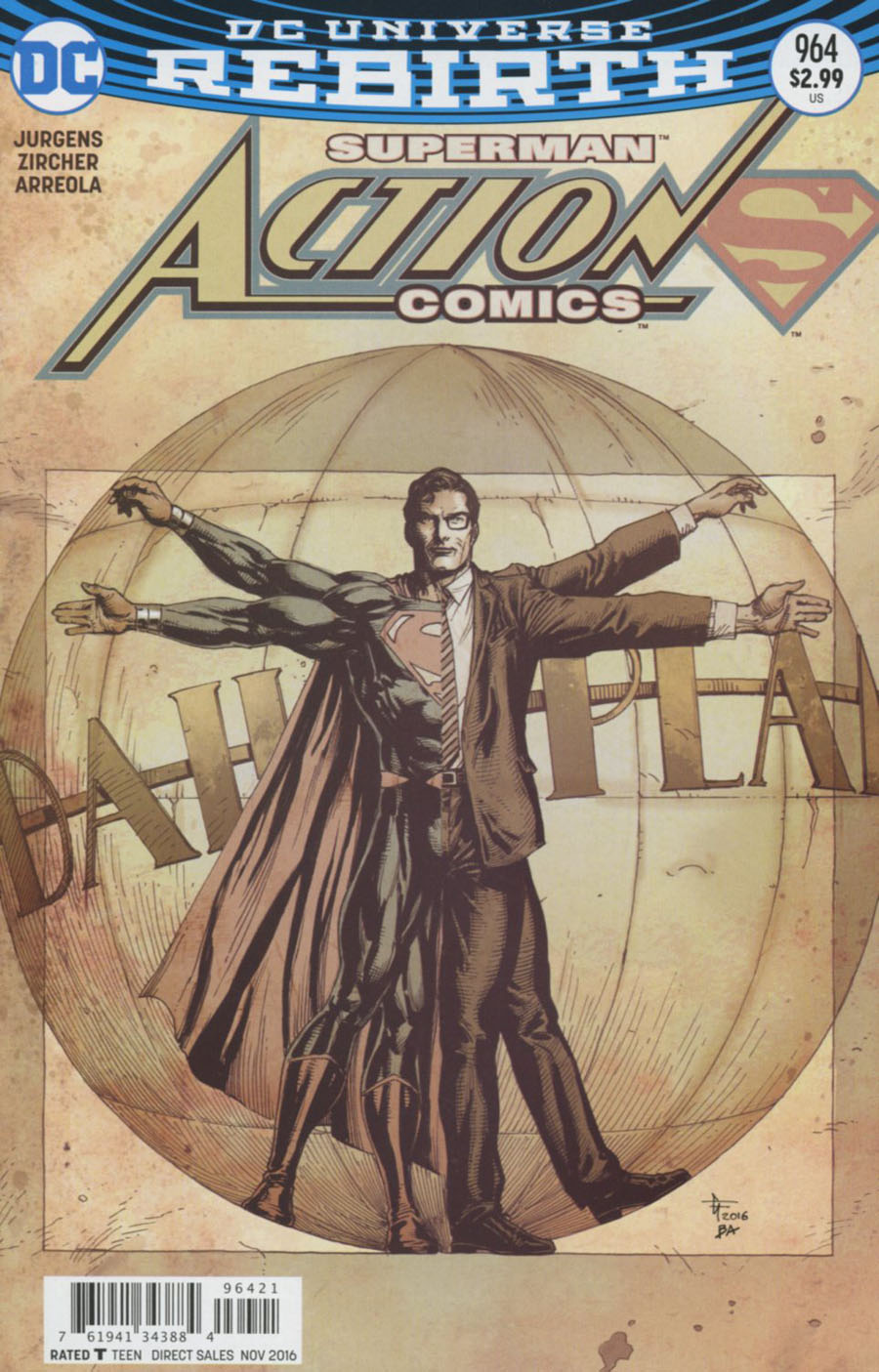 Action Comics Vol 2 #964 Cover B Variant Gary Frank Cover