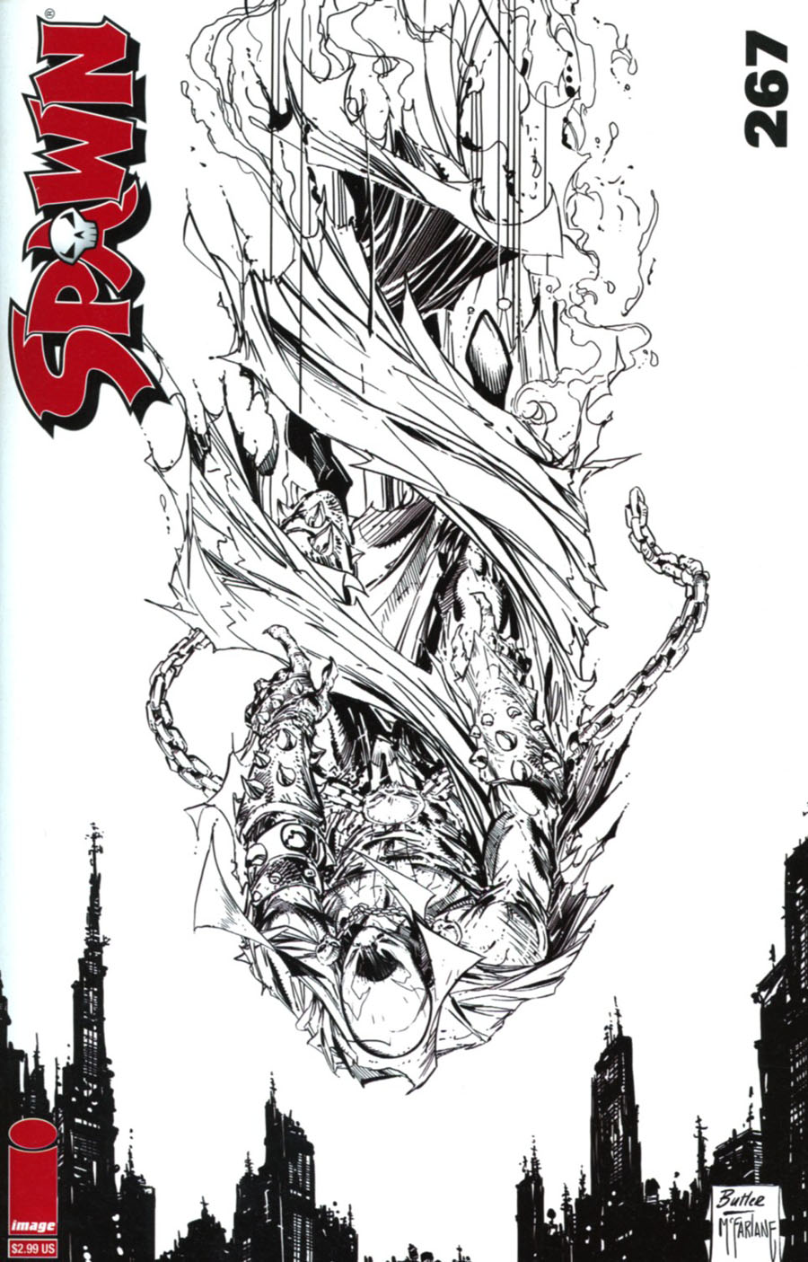 Spawn #267 Cover B Jordan Butler