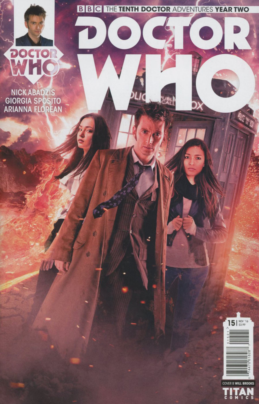 Doctor Who 10th Doctor Year Two #15 Cover B Variant Photo Cover