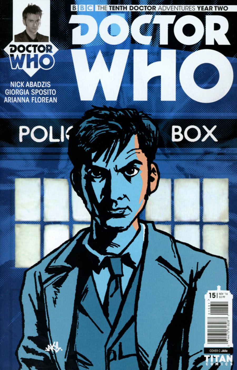 Doctor Who 10th Doctor Year Two #15 Cover C Variant Jake Cover