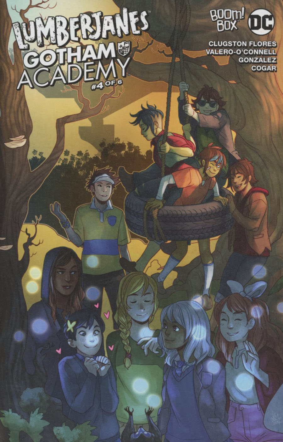 Lumberjanes Gotham Academy #4 Cover B Variant Kelly Matthews & Nichole Matthews Subscription Cover