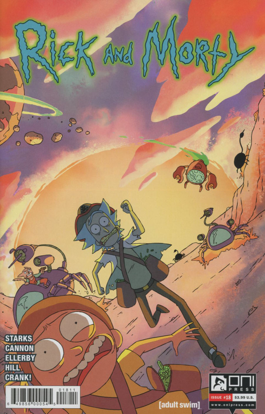 Rick And Morty #18 Cover A Regular CJ Cannon Cover