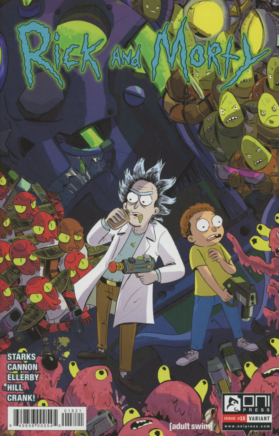 Rick And Morty #18 Cover B Variant Louie Chin Cover