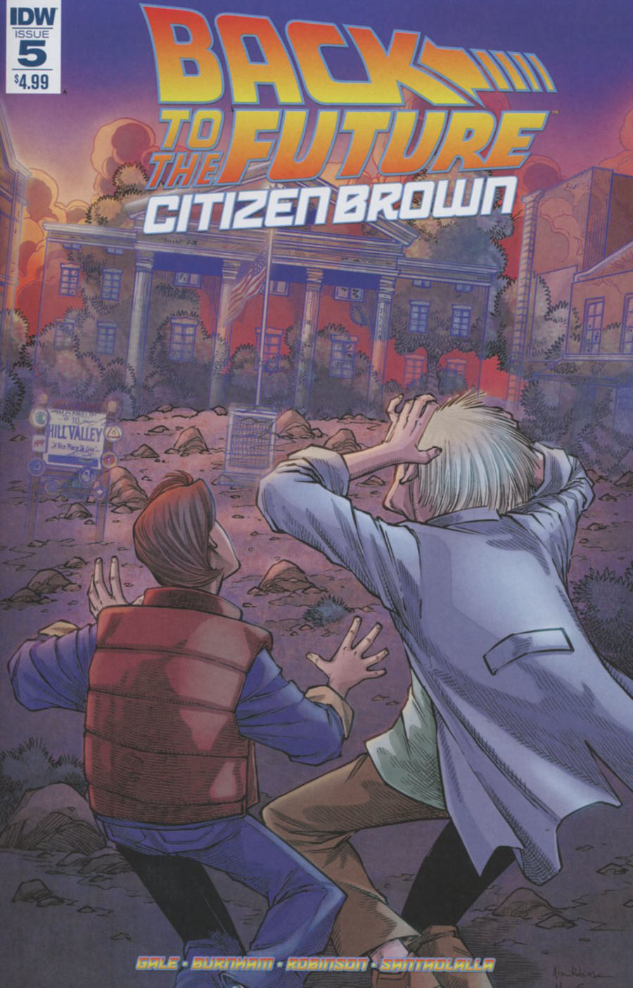 Back To The Future Citizen Brown #5 Cover A Regular Alan Robinson Cover