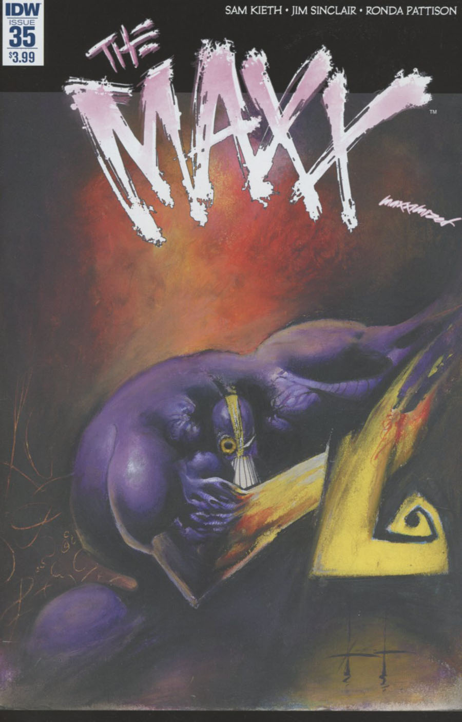 Maxx Maxximized #35 Cover A Regular Sam Kieth Cover