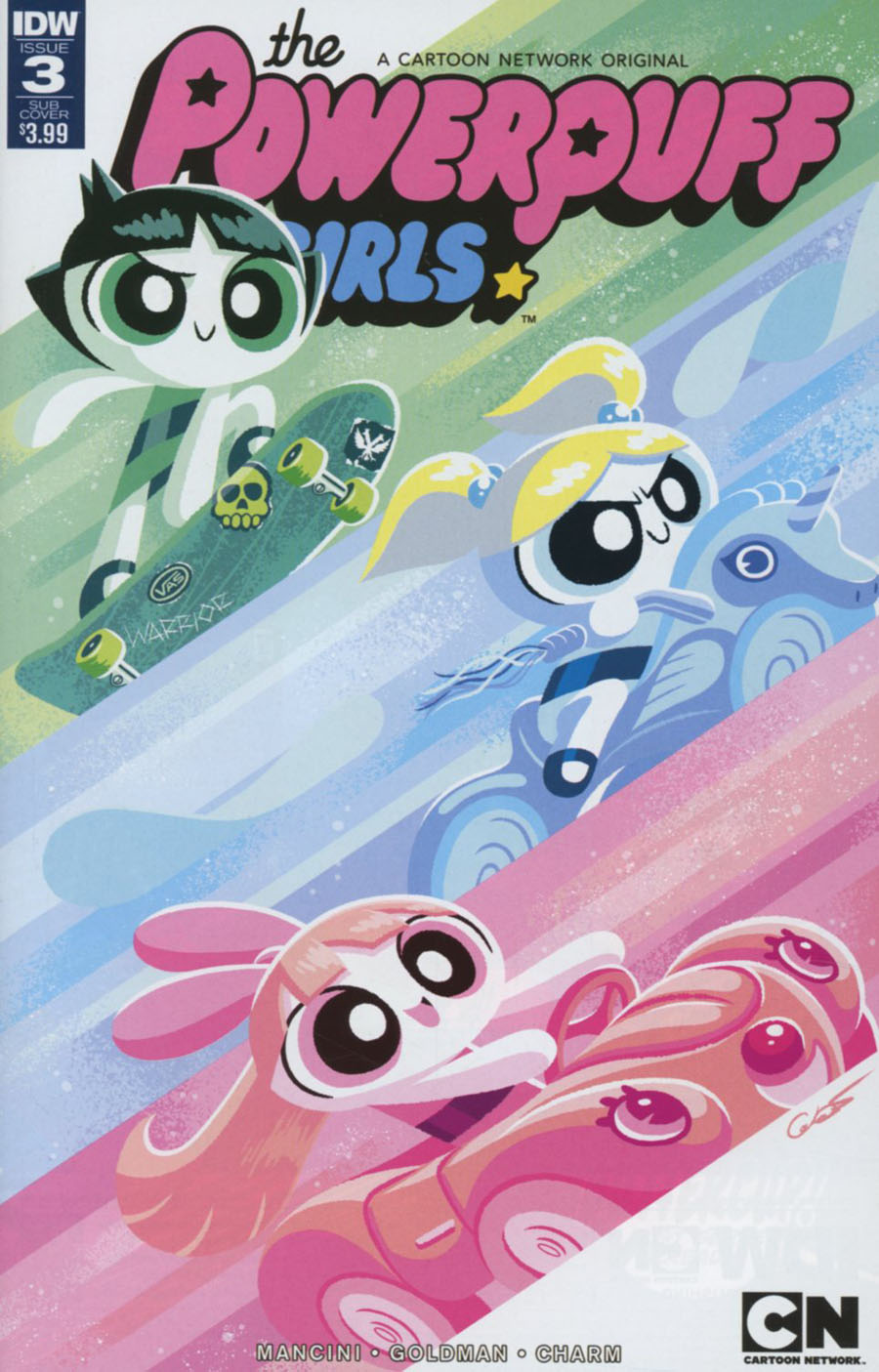 Powerpuff Girls Vol 3 #3 Cover B Variant George Caltsoudas Subscription Cover