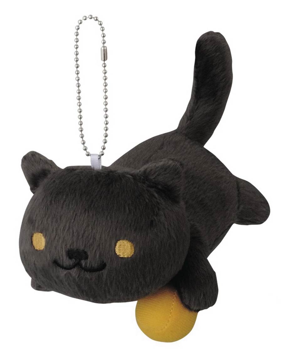 Neko Atsume 6-Inch Plush - Smokey With Stress Reliever