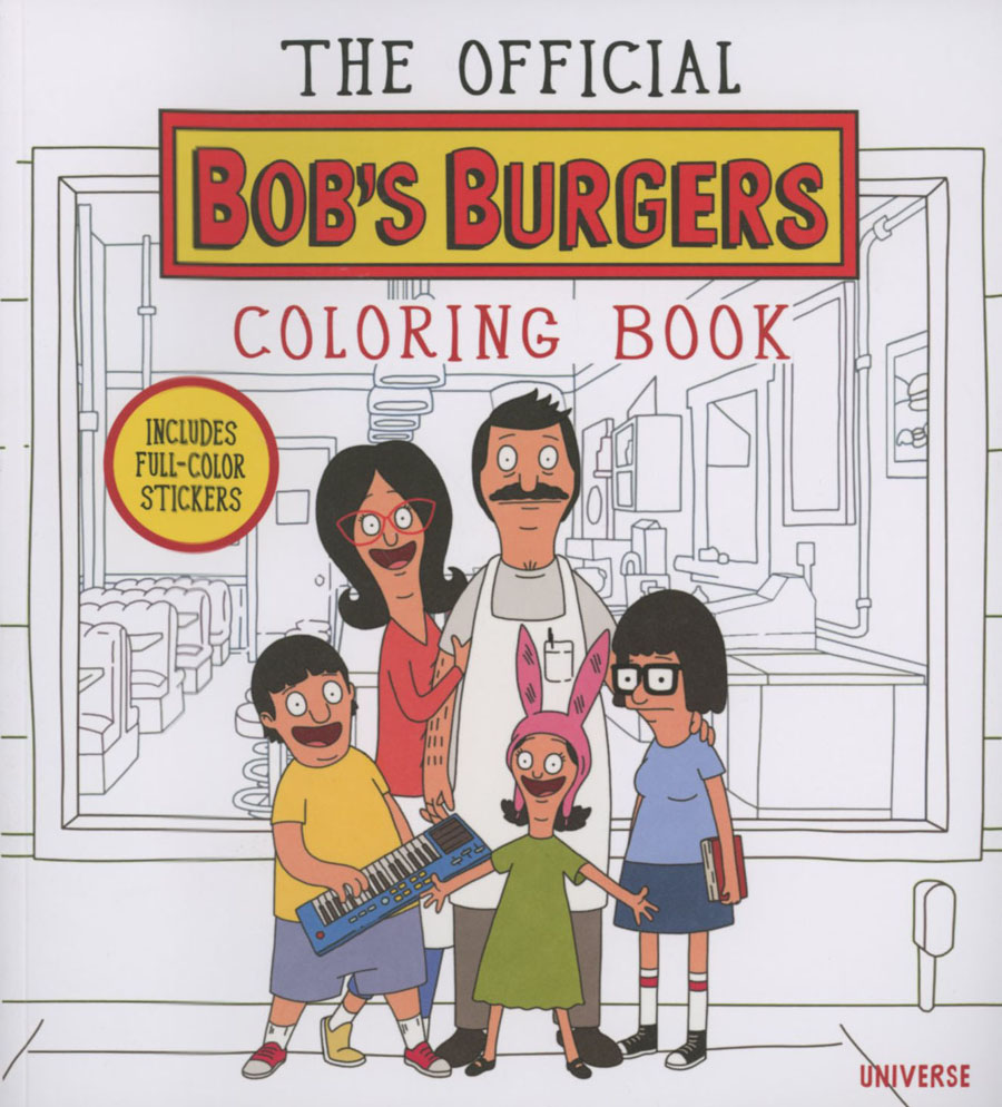 Official Bobs Burgers Adult Coloring Book SC