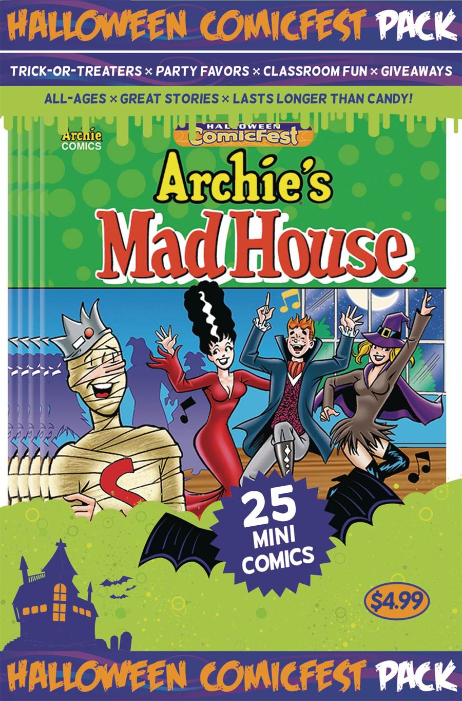 HCF 2016 Archies Madhouse Mini Comic Polypack (25-Copy Bundle)