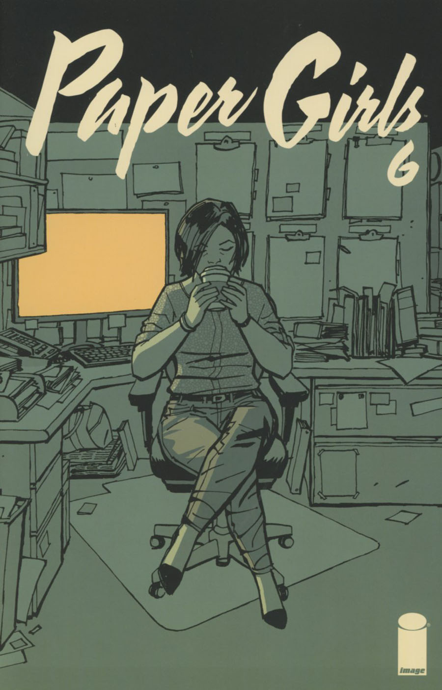 Paper Girls #6 Cover B 2nd Ptg Cliff Chang Variant Cover