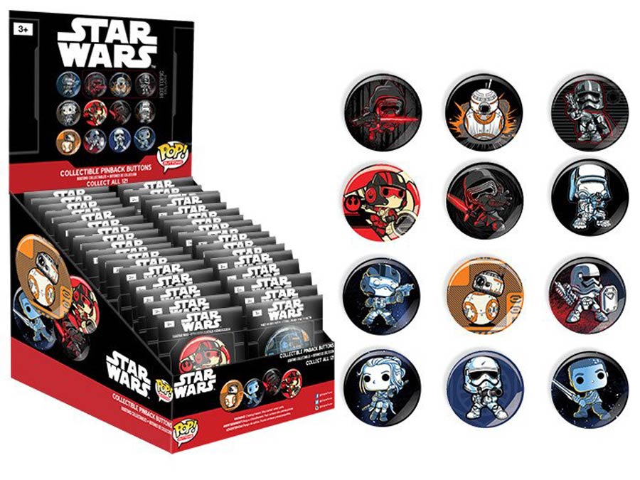 POP Button Star Wars Episode VII The Force Awakens Blind Mystery Pack