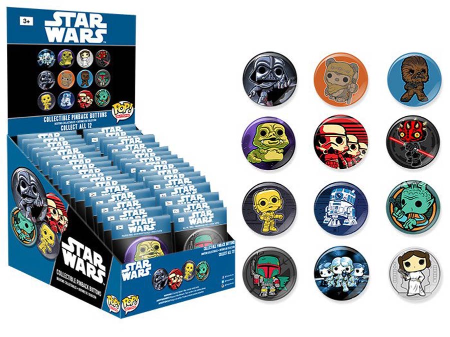 POP Button Star Wars Classic Blind Mystery Pack