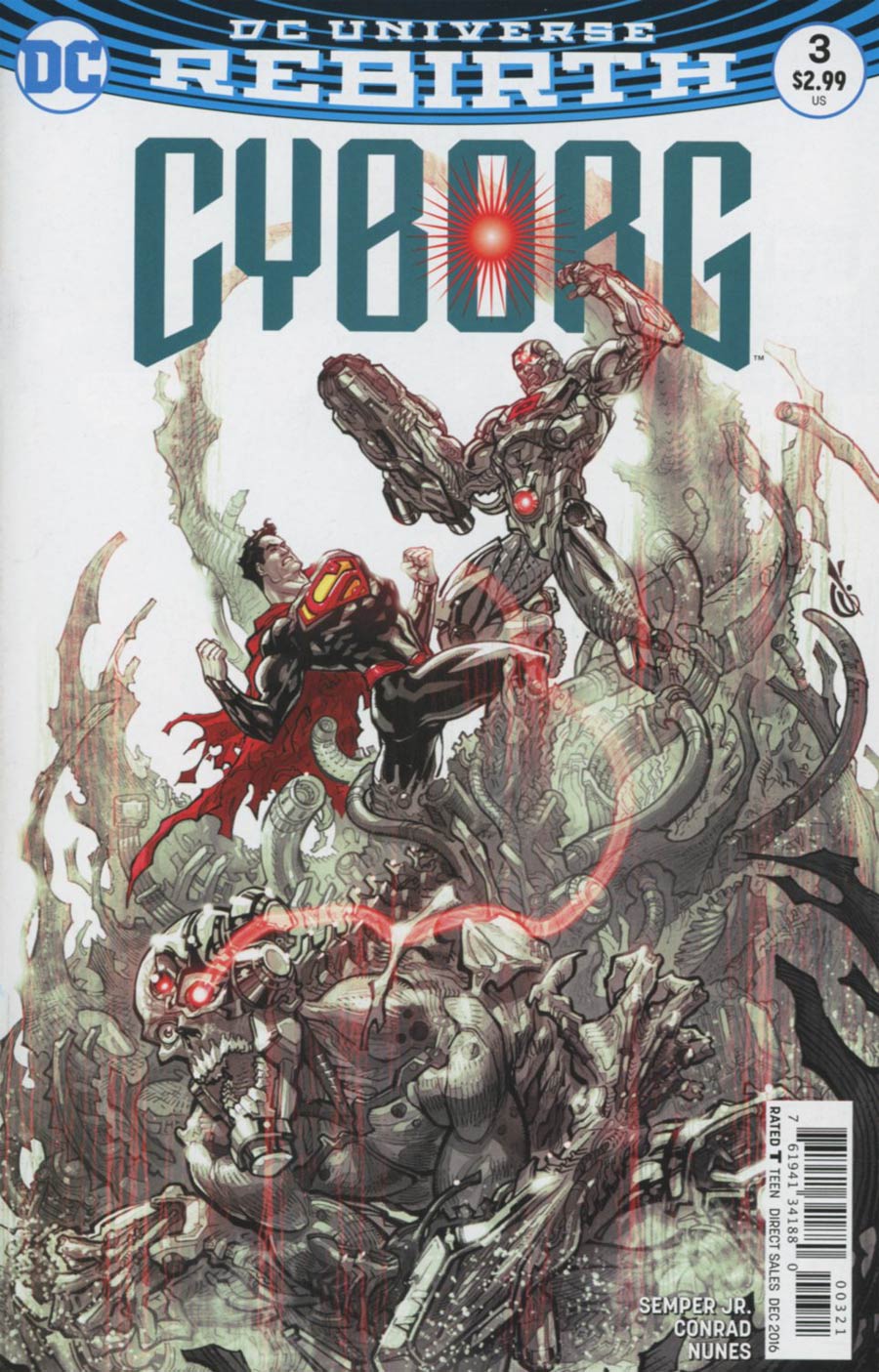 Cyborg Vol 2 #3 Cover B Variant Carlos DAnda Cover