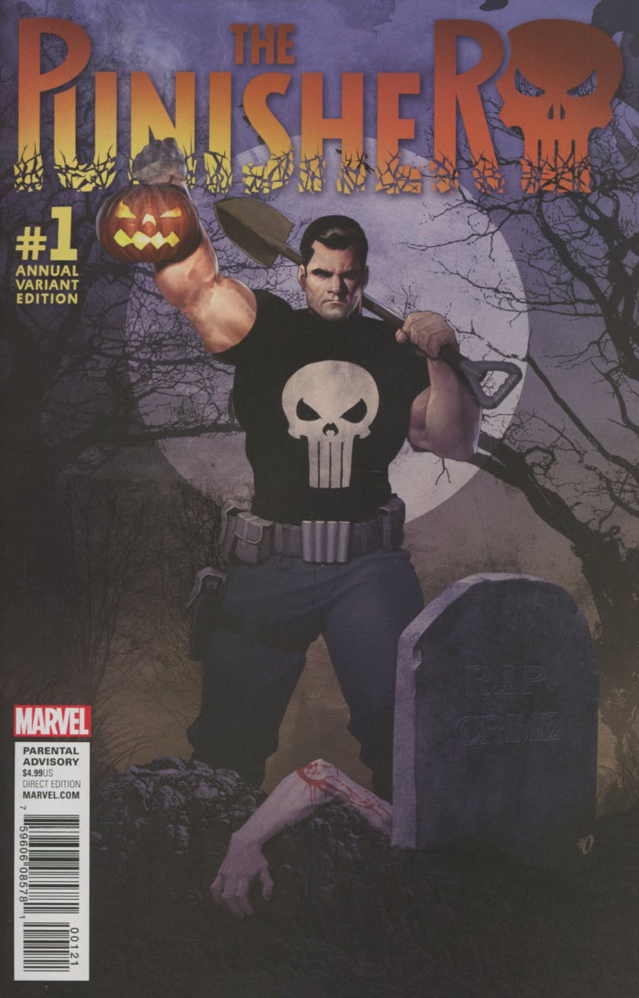 Punisher Vol 10 Annual #1 Cover B Variant Ariel Olivetti Cover