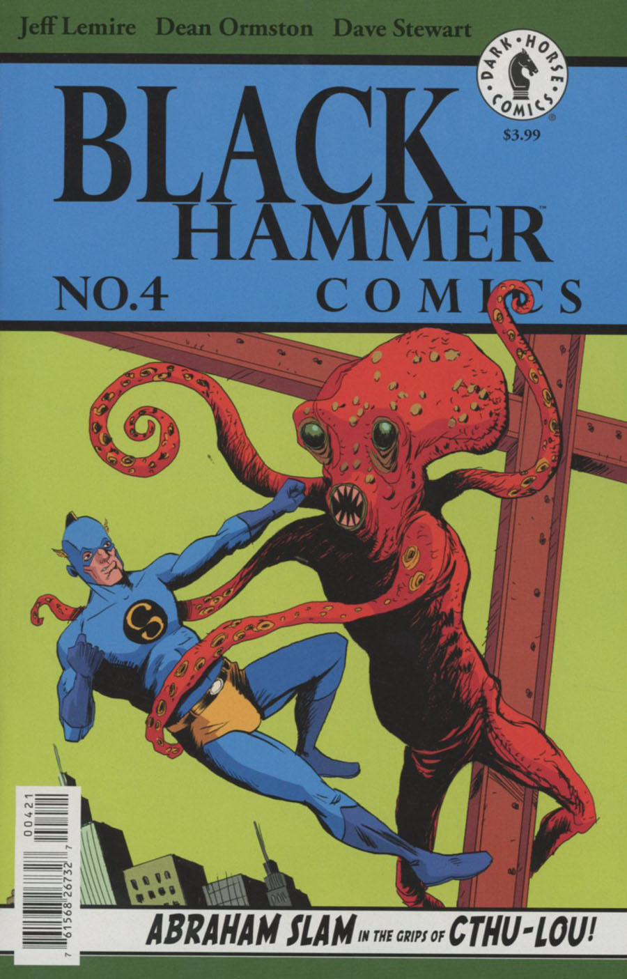 Black Hammer #4 Cover B Variant Jeff Lemire Cover