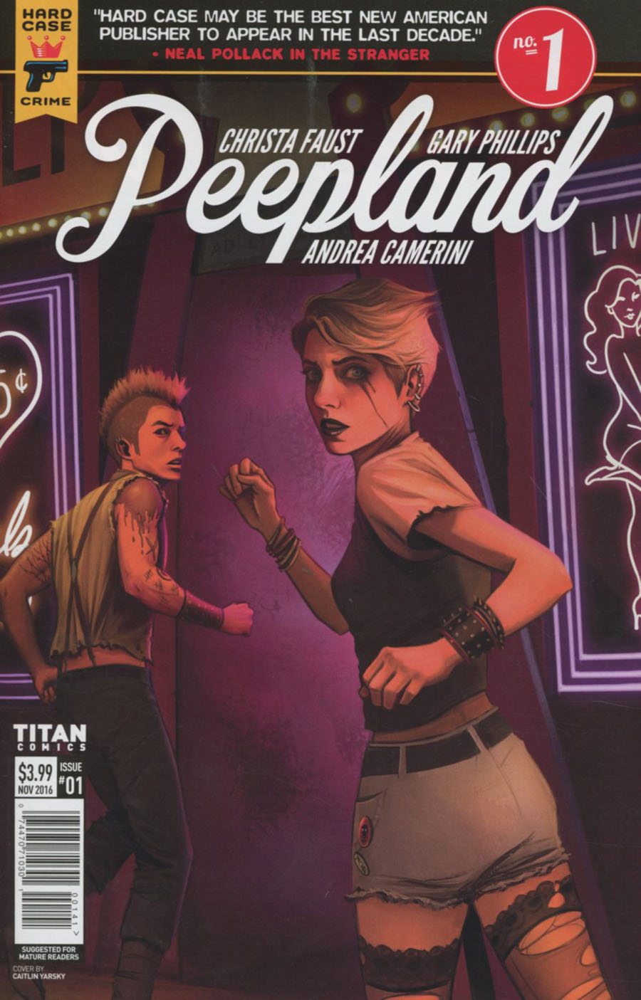 Hard Case Crime Peepland #1 Cover D Variant Caitlin Yarsky Cover