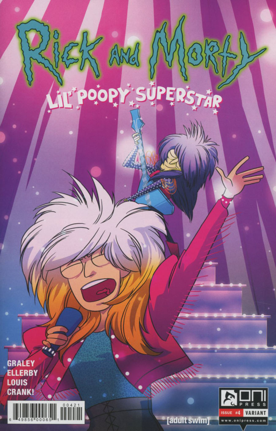 Rick And Morty Lil Poopy Superstar #4 Cover B Variant Mildred Louis Cover