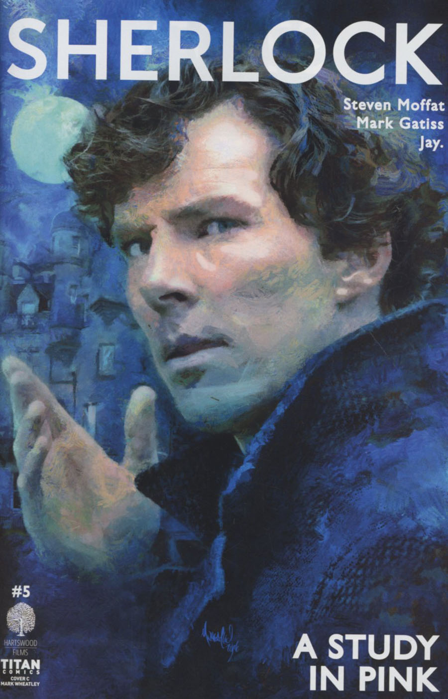 Sherlock A Study In Pink #5 Cover C Variant Mark Wheatley Cover