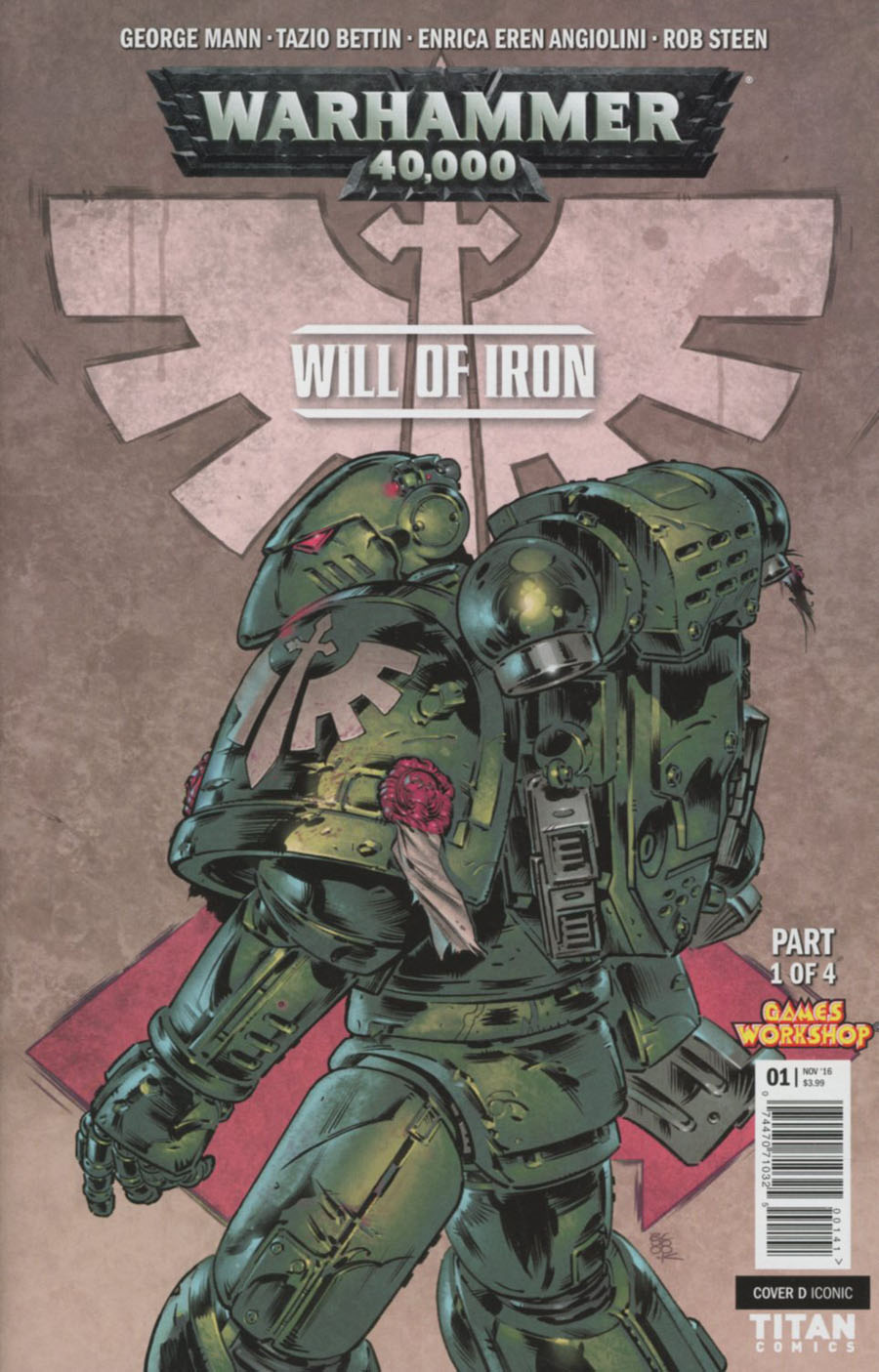 Warhammer 40000 Will Of Iron #1 Cover D Variant Boo Cook Cover