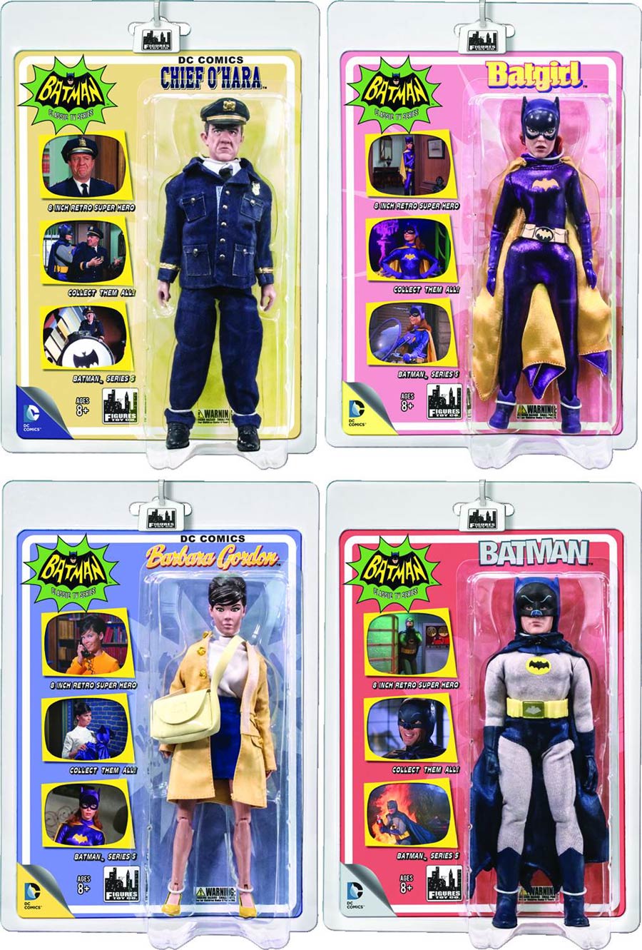 Batman Retro 1966 TV Series Series 5 Action Figure Assortment Case