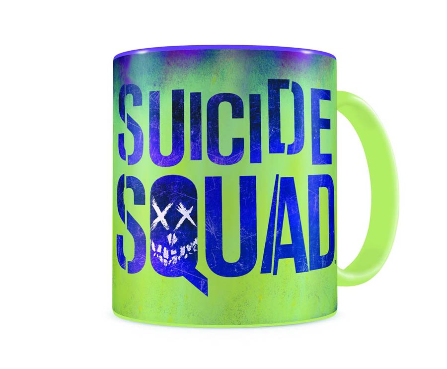 Suicide Squad Movie Ceramic Mug - Characters & Logo