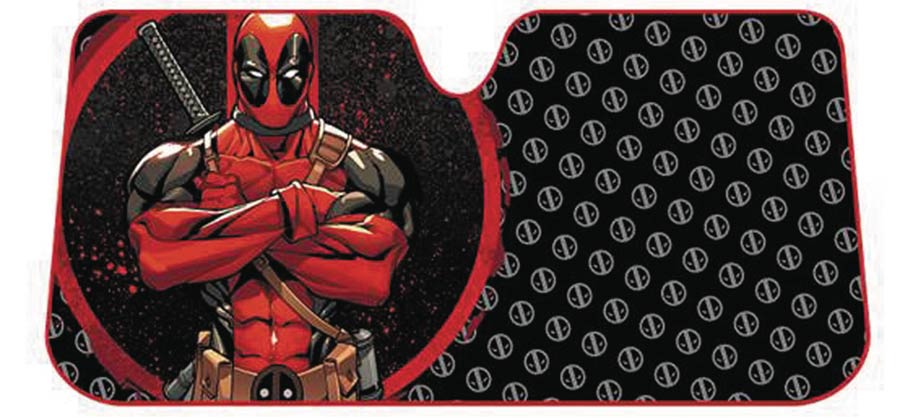 Deadpool Accordion Auto Sunshade - Repeater