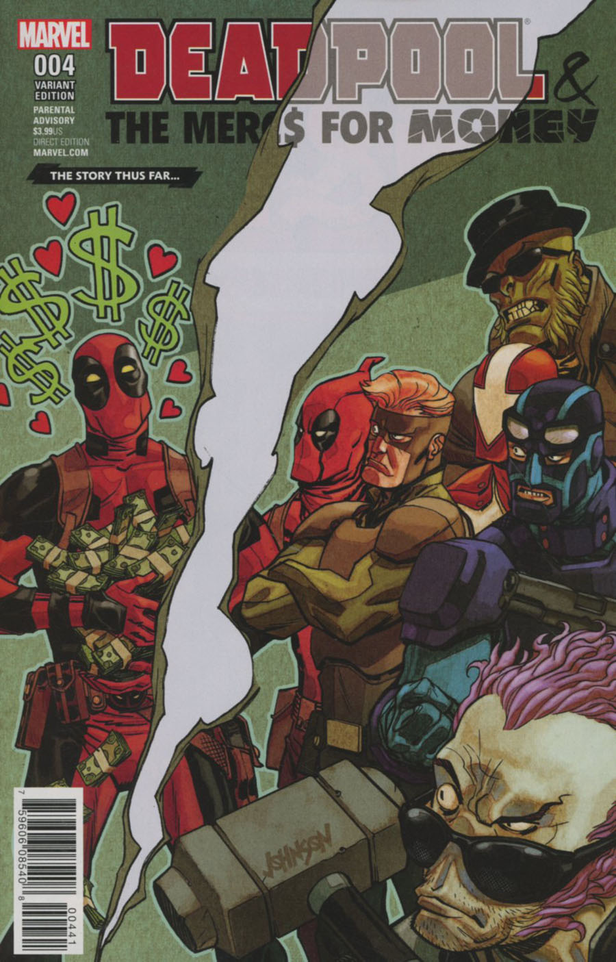 Deadpool And The Mercs For Money Vol 2 #4 Cover D Variant Story Thus Far Cover (Marvel Now Tie-In)