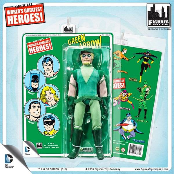 DC Retro Mego Style 8-Inch Action Figure Series 1 - Green Arrow